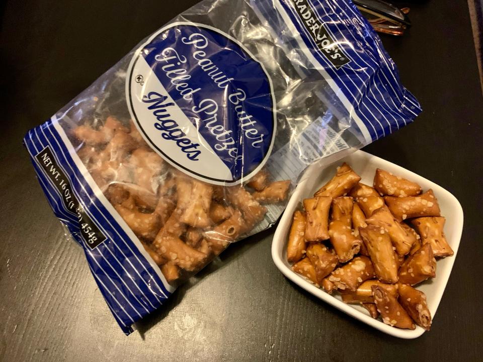 trader joe's peanut butter filled pretzels