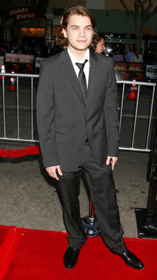 Emile Hirsch at the Los Angeles premiere of Warner Bros. Pictures' The Reaping