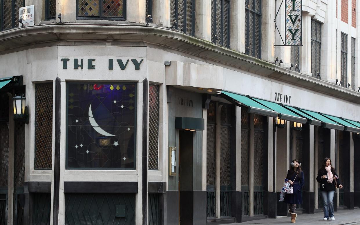 The Ivy's original site, which opened in 1917 in Covent Garden, is one of the capital's most famous restaurants