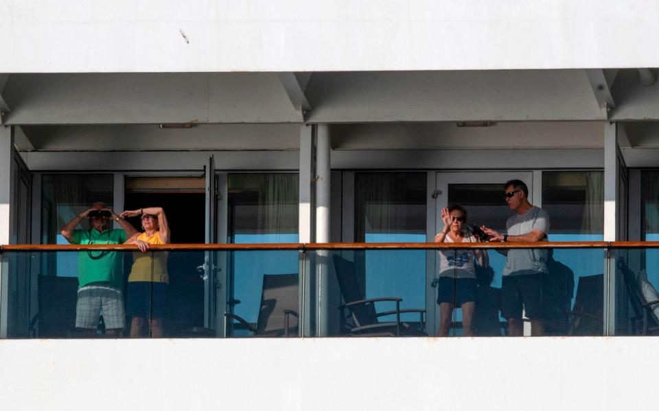More than 130 people aboard the Zaandam have reported flu-like symptoms - LUIS ACOSTA/AFP via Getty Images