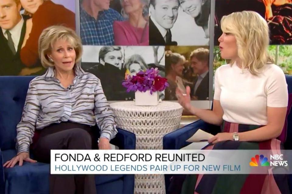 Jane Fonda and Megyn Kelly