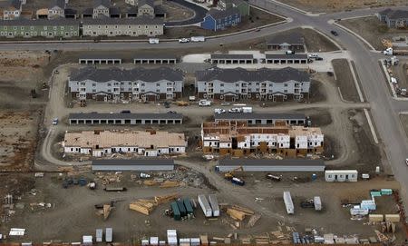 Residential developments being constructed in Williston, North Dakota, in this file photo taken October 19, 2012. REUTERS/Jim Urquhart/Files