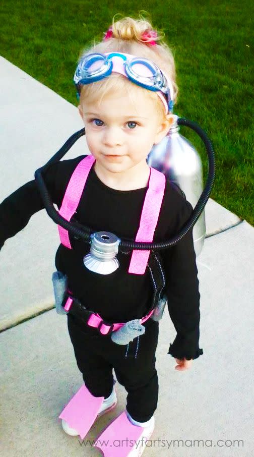 6) Scuba Diver Toddler Costume