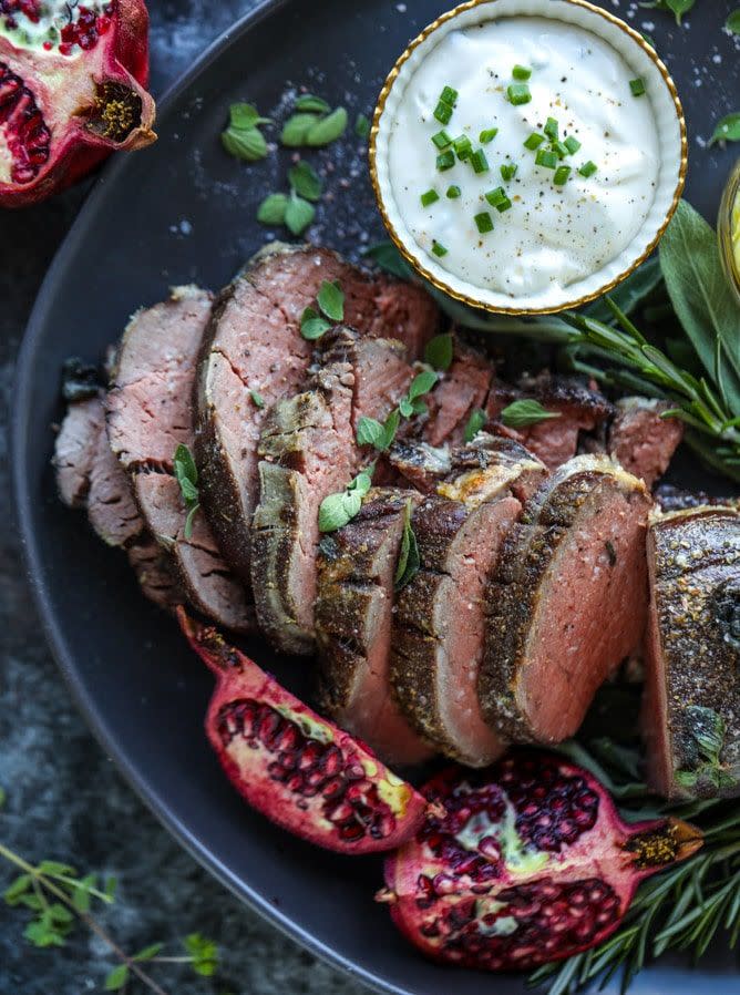 Herb and Butter Roasted Beef Tenderloin