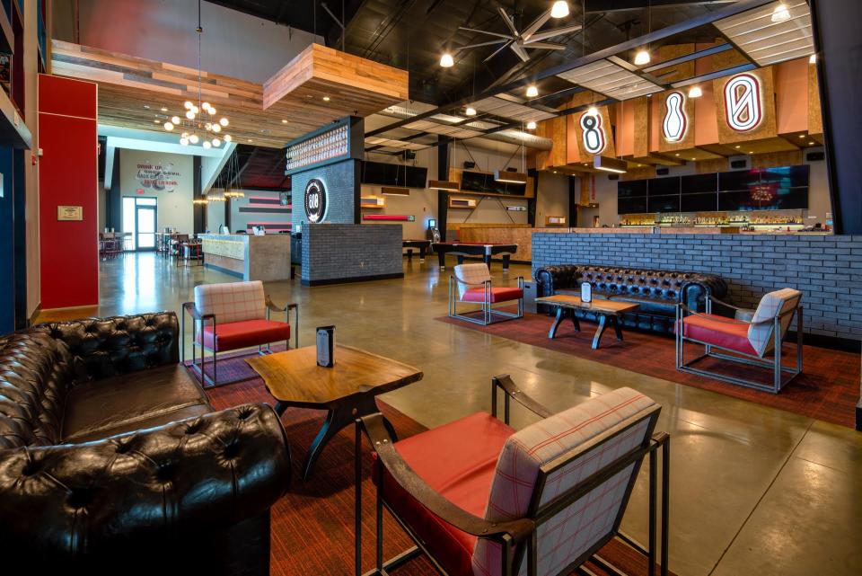 South Carolina chain 810 Billiards & Bowling plans to bring its first Florida location to Estero next year. Here's a look at the game lounge area in the chain's Conway, South Carolina location.