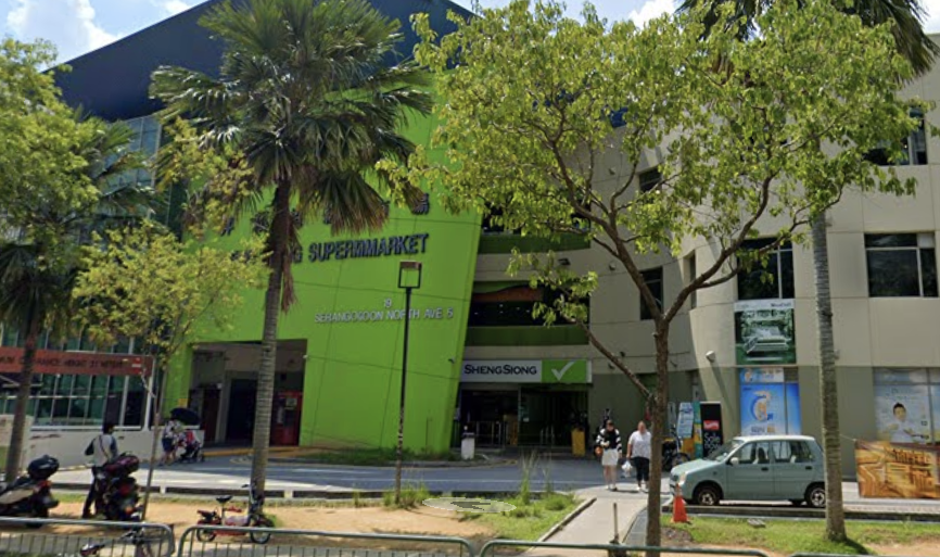 (SCREENSHOT: Sheng Siong supermarket at 19 Serangoon North Avenue 5/Google Maps)