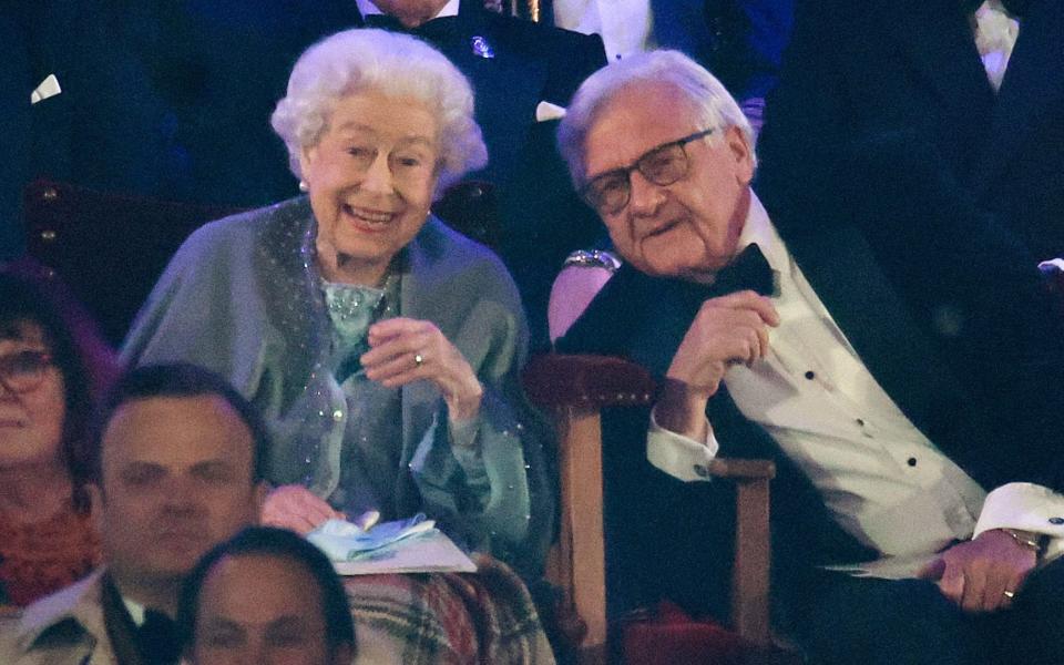 The Queen showed she was enjoying herself at the event - Chris Jackson/Getty Images