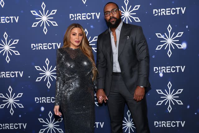 <p>DIRECTV Celebrates Christmas at Kathyâ€™s/Phillip Faraone/Greg Doherty</p> Larsa Pippen and Marcus Jordan attended Kathy Hilton's holiday party on Nov. 28