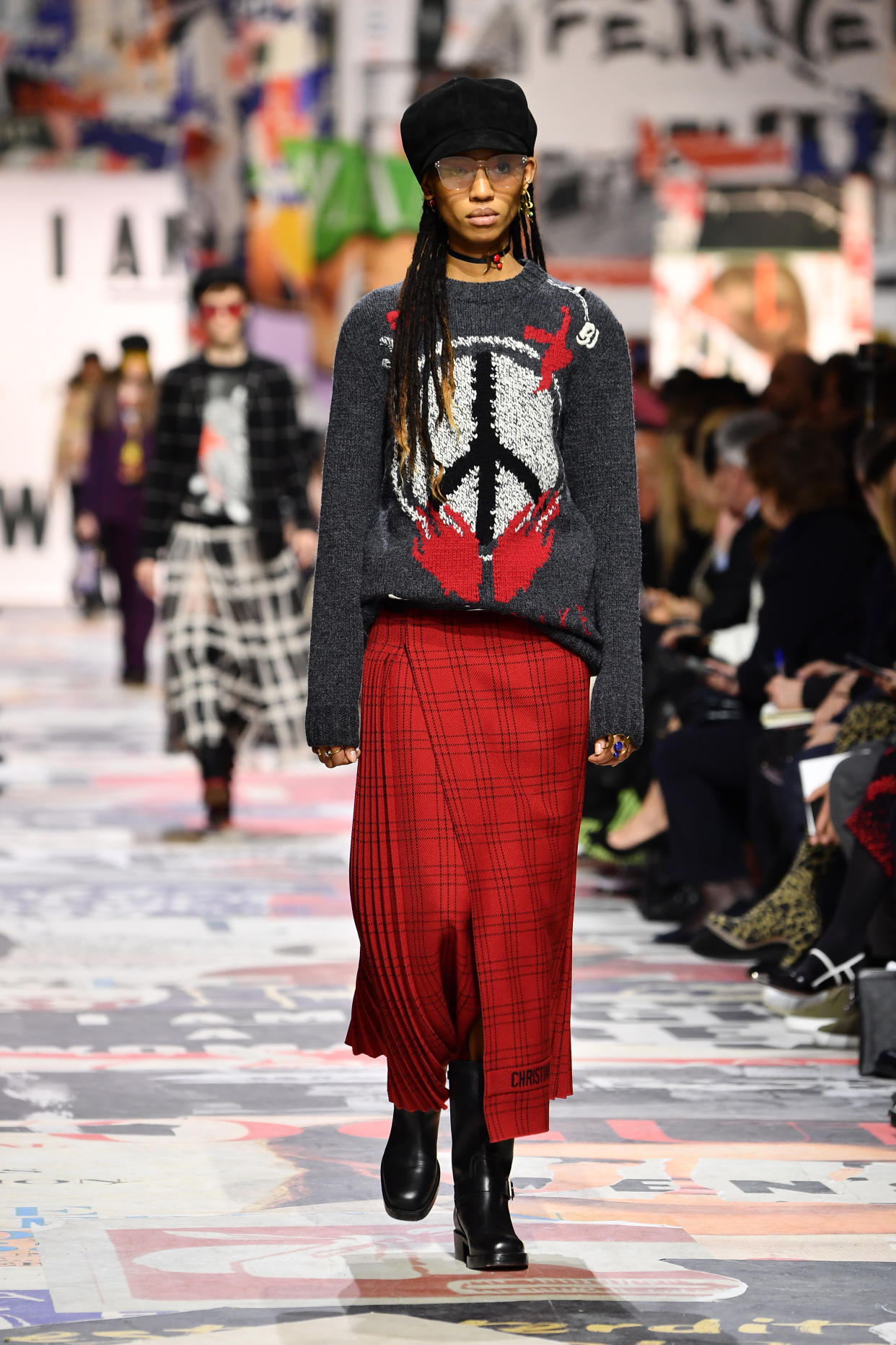 A model walks the runway during the Christian Dior show as part of Paris Fashion Week Womenswear Fall/Winter 2018/2019 on Feb. 27, 2018 in Paris. (Photo: Getty Images)