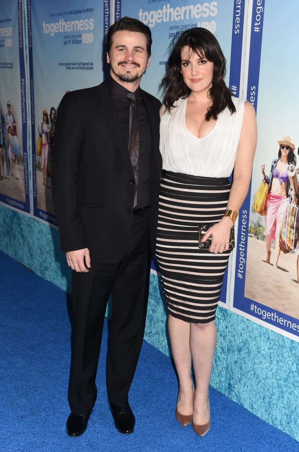 Jason Ritter and Melanie Lynskey, 2015