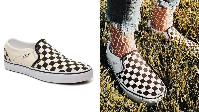 Skaters, beach babes, and runway models alike love these slip-on shoes.