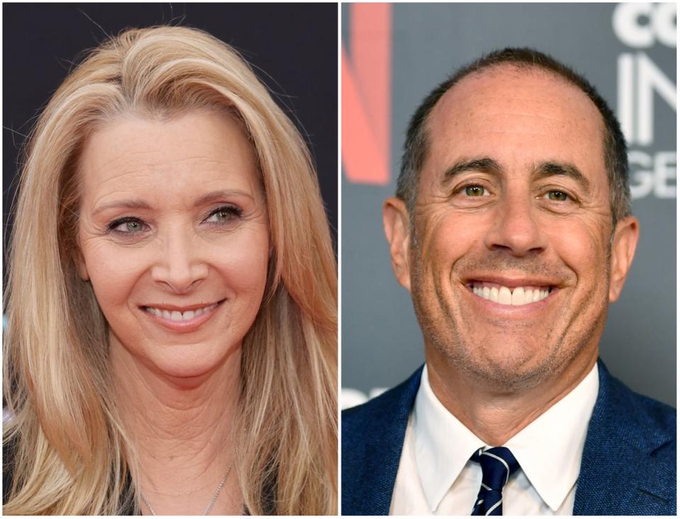 Lisa Kudrow y Jerry Seinfeld (Getty Images)