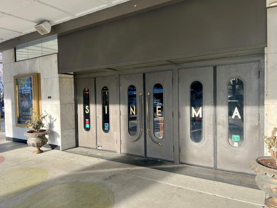 The Hollywood glam theater-style look of Sinema restaurant in Nashville on March 30, 2024