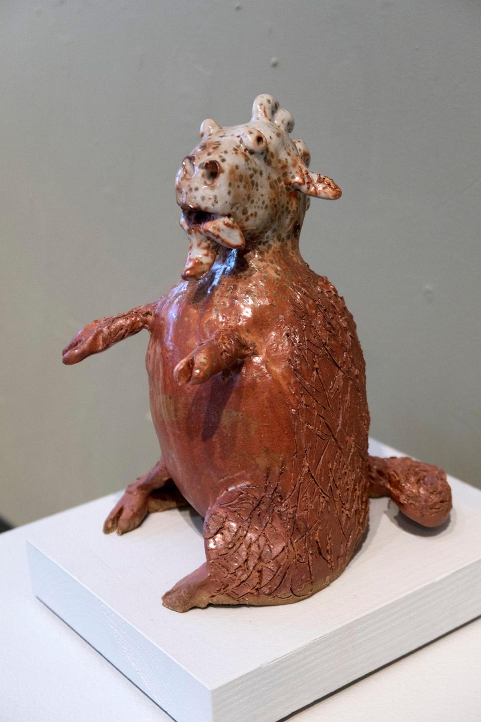 "Goat Boy" by Kathleen Reddy White is one of the works that will be included in Fire Arts’ seventh annual juried, titled "Vernal Reawakening," from April 7 through May 26, 2023, at the downtown South Bend art showroom and studio.
