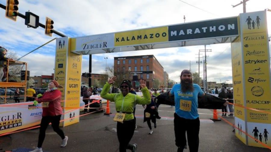 The Zeigler Kalamazoo Marathon returned for the second year post-pandemic on April 23, 2023. (WOOD TV8 file)