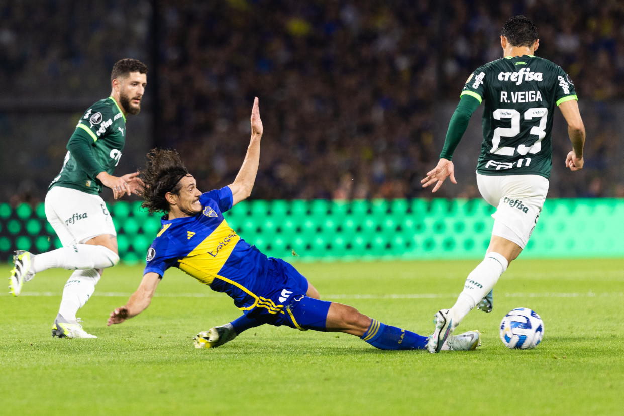 Boca Juniors empató sin goles ante Palmeiras en las Semifinales de Ida de la Copa Libertadores. (Getty Images)