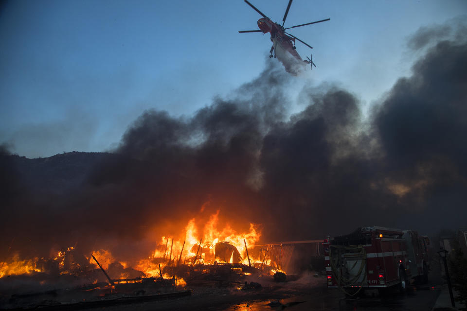 Image of the Lilac fire