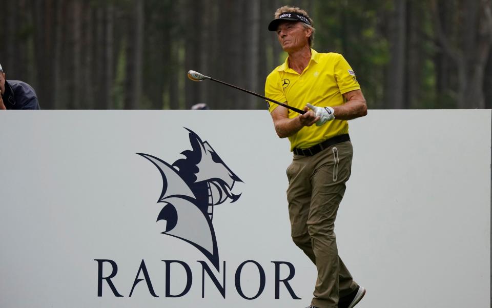 Bernhard Langer stuns fans at Senior Open by driving the ball 350 yards - at 63 years old - Phil Inglis /Getty Images Europe 