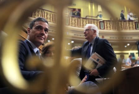 Investiture debate at the Parliament in Madrid