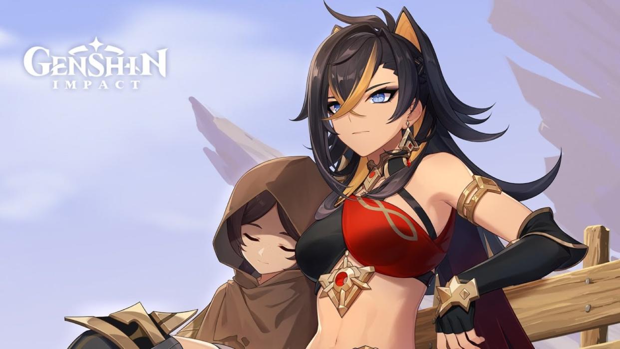 Genshin Impact players in China have started a donation drive to help bring education to children in the country after getting inspired by the actions of the upcoming playable character Dehya in her teaser. (Photo: HoYoverse)