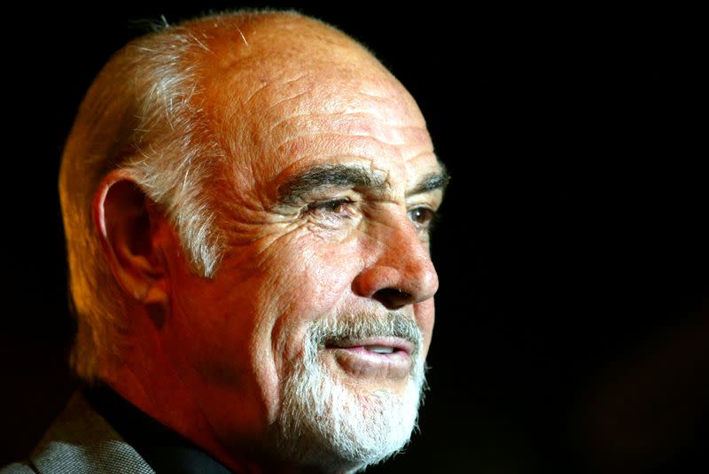 FILE PHOTO: British actor Sean Connery arrives for the premiere of his latest film 'The League of Extraordinary Gentlemen', at the Odeon, Leicester Square, London