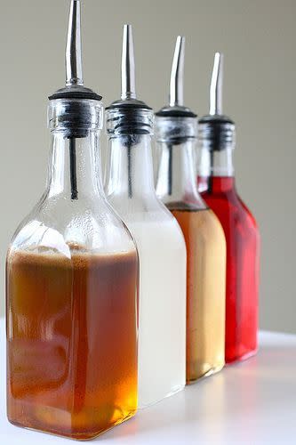 <p>Make your own flavored syrups, such as vanilla, raspberry, coconut, and caramel, to give your homemade iced coffee added flavor.</p><p>Get the tutorial from <a href="http://www.annies-eats.com/2011/08/15/diy-flavored-syrups/" rel="nofollow noopener" target="_blank" data-ylk="slk:Annie's Eats;elm:context_link;itc:0;sec:content-canvas" class="link ">Annie's Eats</a>.</p>