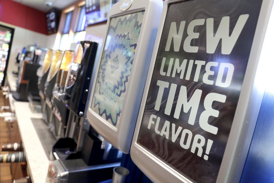 An assortment of drink machines at Kwik Trip on Richmond Street on Tuesday, Septmeber 12, 2023, in Appleton, Wis. 
Wm. Glasheen USA TODAY NETWORK-Wisconsin