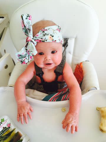 <p>Courtesy Angie Foy</p> Harper Foy as a baby