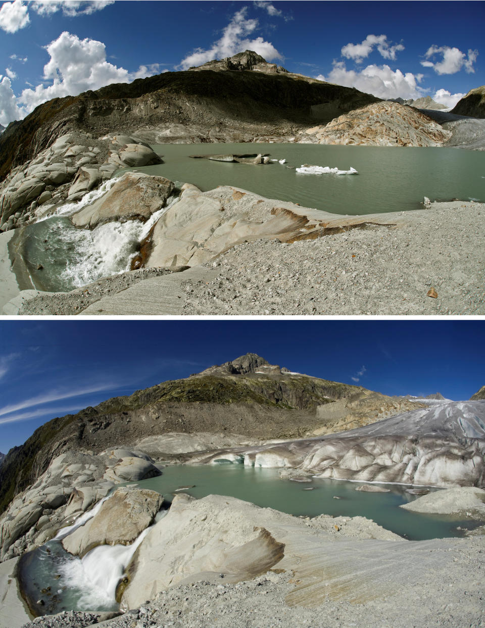 La desaparición de los glaciares de Suiza