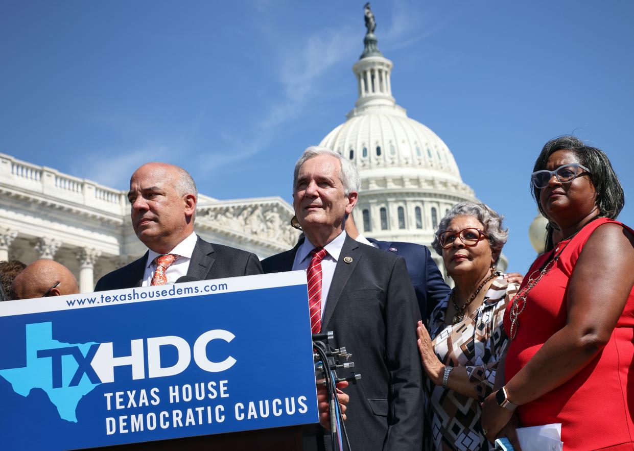 Texas Democrats fled the state last month to protest new voting legislation (Getty Images)