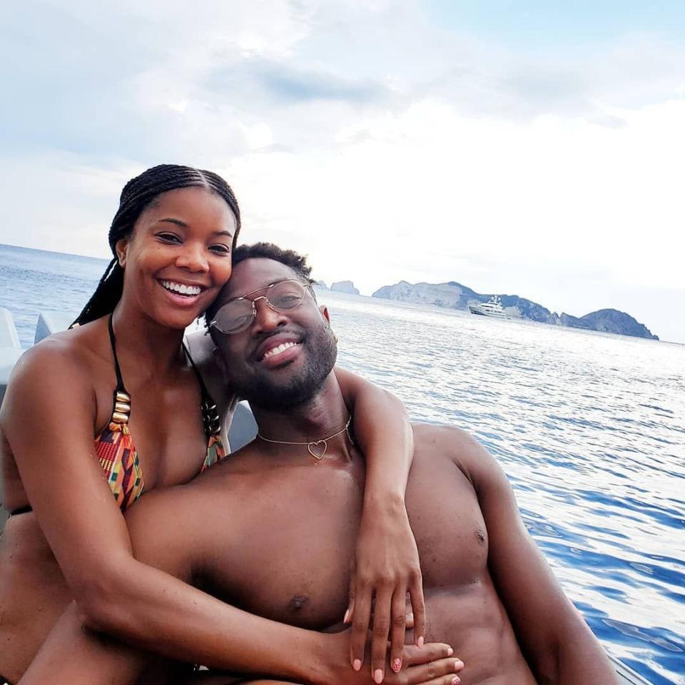 4) Gabrielle is Dwyane's rock.