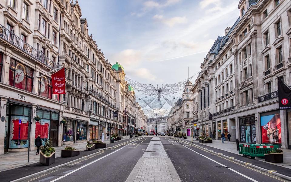 Regent Street amid the latest lockdown - Getty