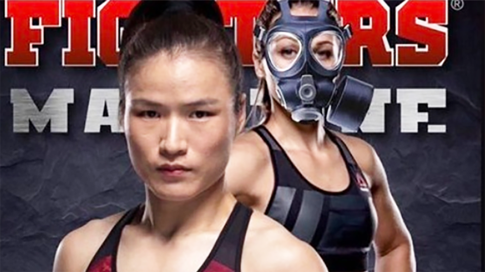 Joanna Jedrzejczyk and Weili Zhang, pictured here in a UFC promo.