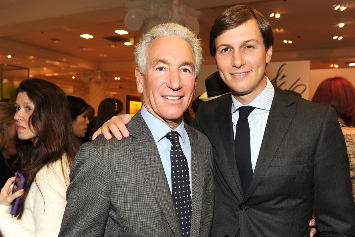 Charles Kushner, left, and Jared Kushner