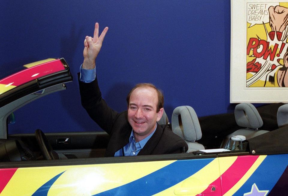 Jeff Bezos im Jahr 1999. (Bild: Getty Images)