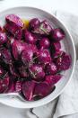 <p>These beautiful root veggies easily made in the Instant Pot are the perfect earthy side to roast turkey.</p><p><em><a href="https://www.goodhousekeeping.com/food-recipes/a28818908/marinated-beets-recipe/" rel="nofollow noopener" target="_blank" data-ylk="slk:Get the recipe for Marinated Beets »;elm:context_link;itc:0;sec:content-canvas" class="link ">Get the recipe for Marinated Beets »</a></em></p>