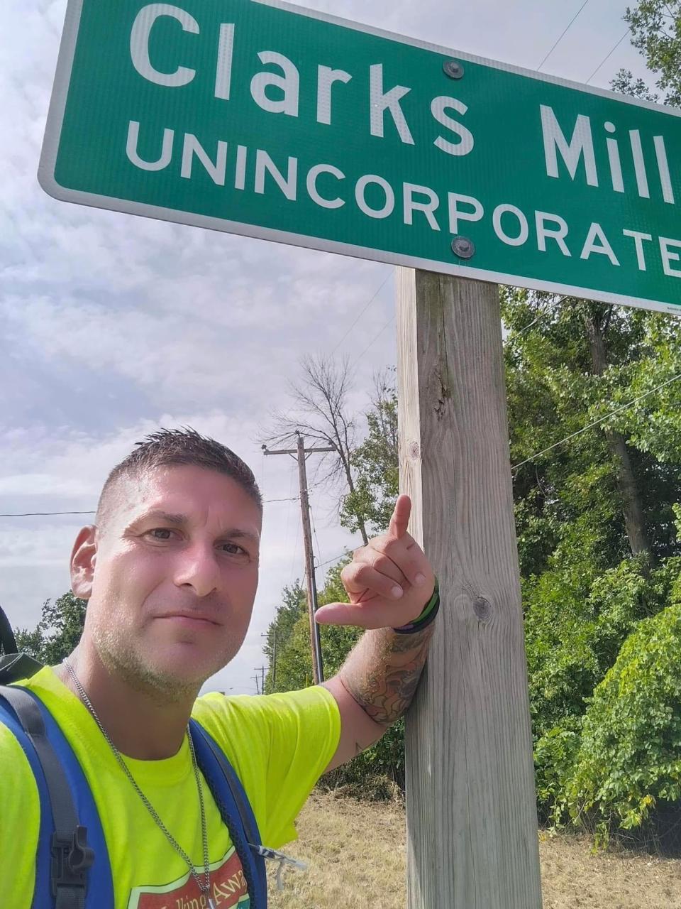 Cudahy resident Greg Studzinski walked away from addiction by walking 136 miles from Green Bay to Cudahy over five days in early September.