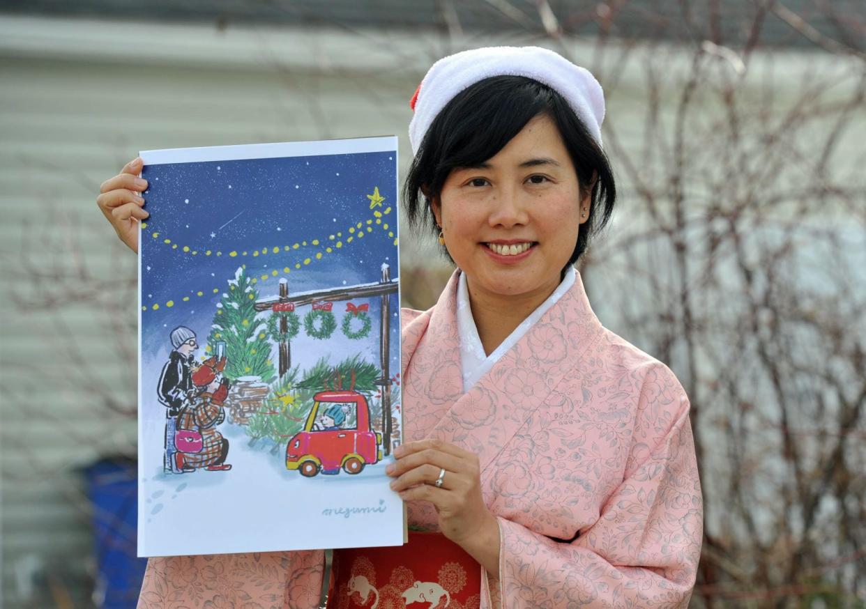 The Patriot Ledger Christmas 2022 art contest winner is Megumi Kibi, of Quincy.