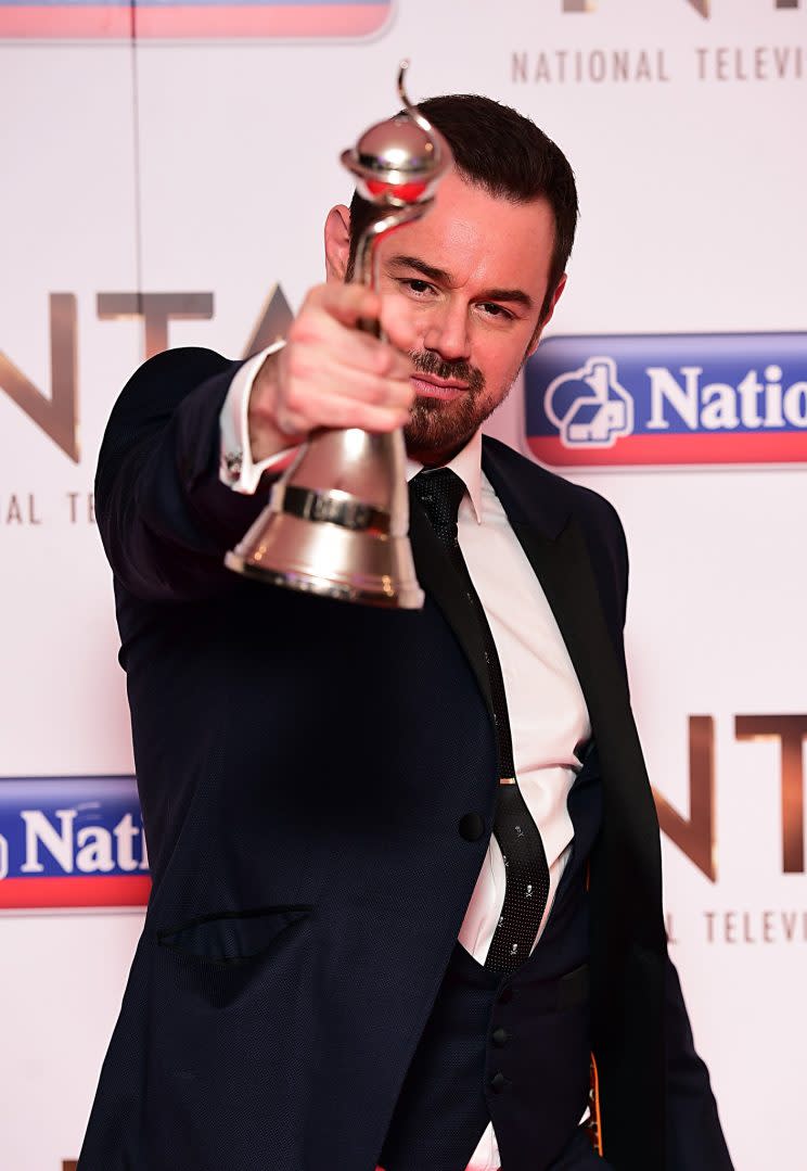 The EastEnders favourite took home the gong for Best Serial Drama Performance. (Ian West PA Archive/PA Images)