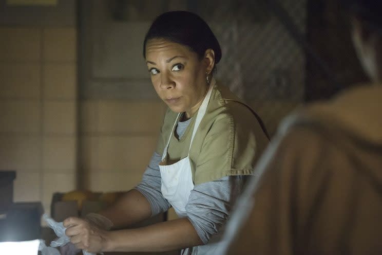 Selenis Leyva as Gloria in Netflix’s Orange Is The New Black. (Credit: Netflix)