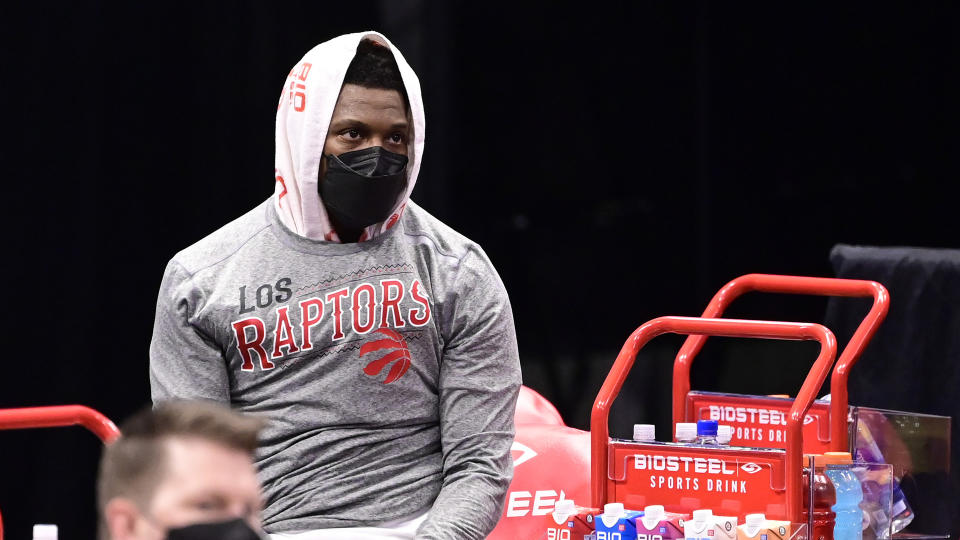 Kyle Lowry didn't deserve this. (Photo by Douglas P. DeFelice/Getty Images)