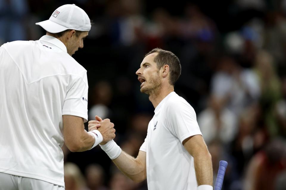 Andy Murray was beaten by John Isner (Steven Paston/PA) (PA Wire)