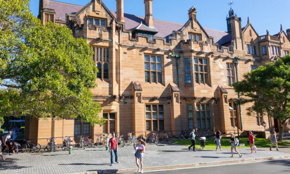 Students at the University of Sydney education campus