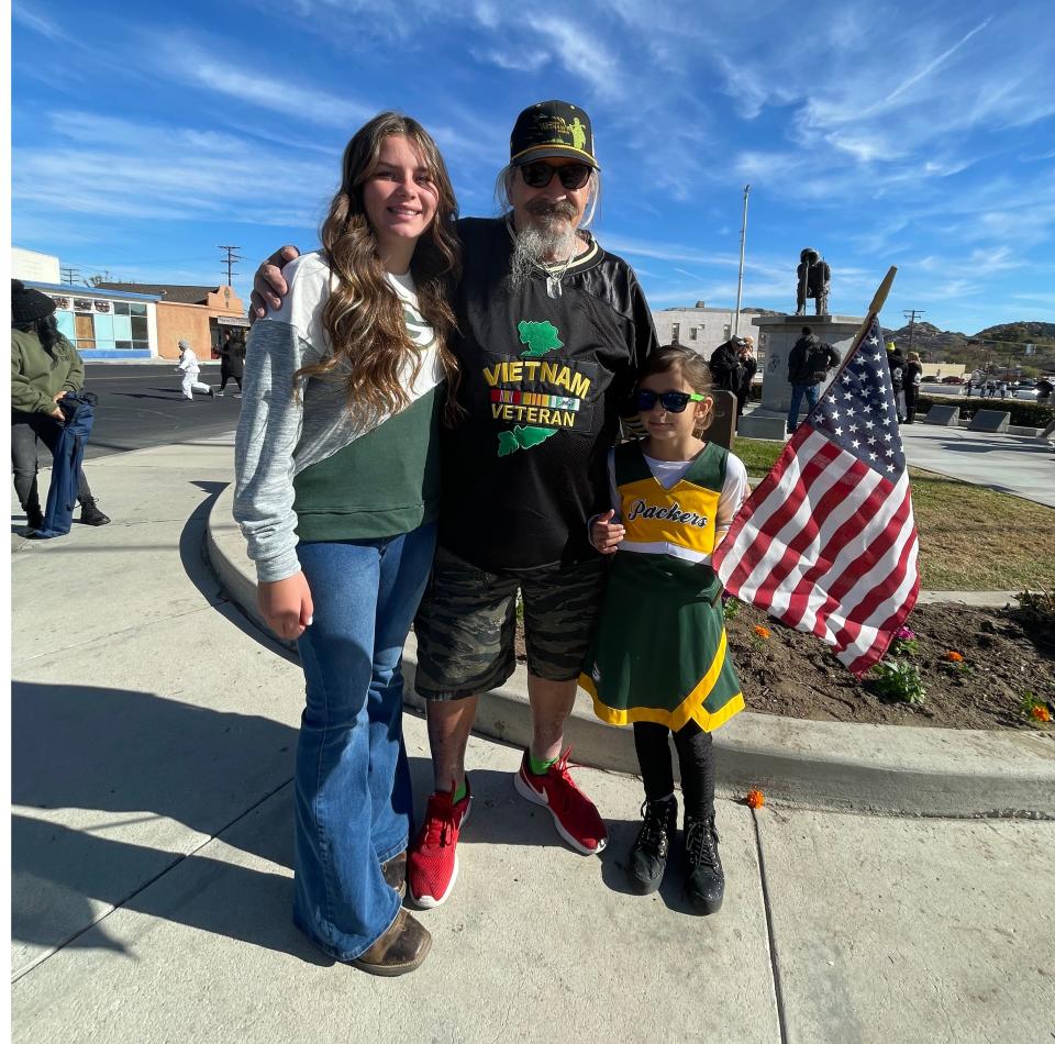 Veteran Lee Rasmussen and his family attended the 26th Annual Veterans Day Celebration on Friday, which was hosted by the city of Victorville.