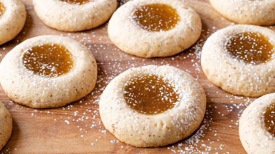 Almond Thumbprints with Fig Jam