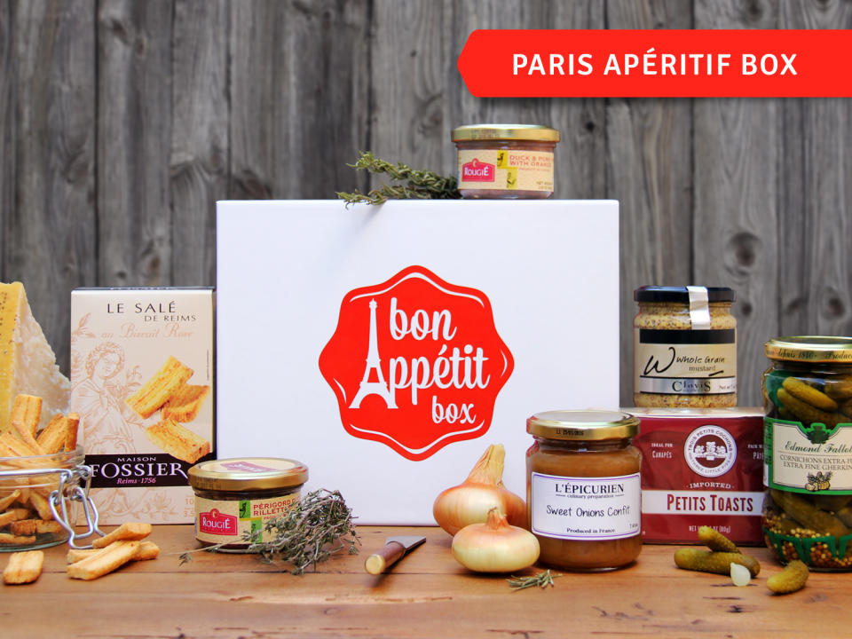 Bon Appetit Paris Apéritif box. (Photo: Bon Appetit)