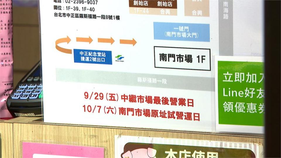 功成身退！南門中繼市場週五熄燈　新市場10/7試營運