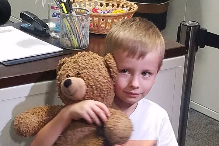 Lost teddy bear goes on an adventure before being reunited with 4-year-old  boy