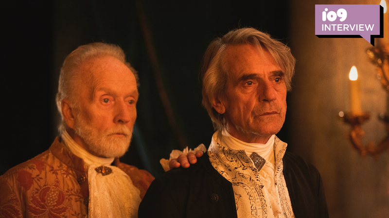 Tobin Bell and Jeremy Irons in The Cello