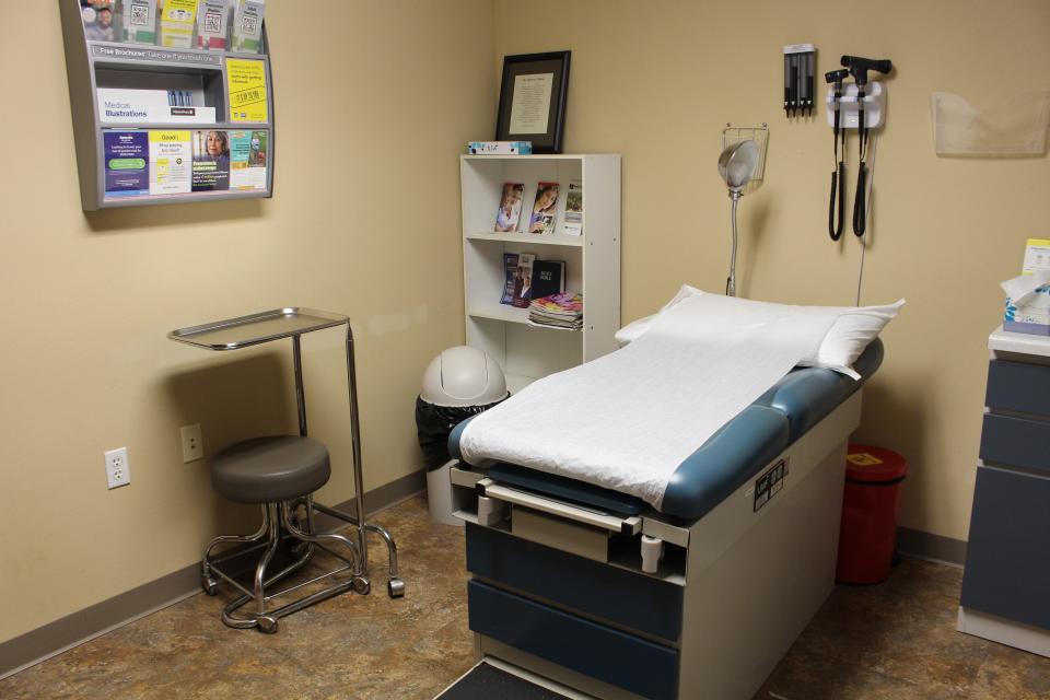 Compassionate Utilization of Resources (CURE) gave the Good Samaritan Clinic equipment including exam tables.